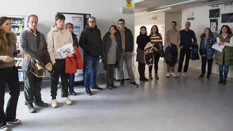 Visita guiada al campus de Tudela de la mano de la profesora Alexia Torres