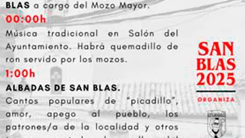 Fiestas de San Blas 2025 en Litu&eacute;nigo