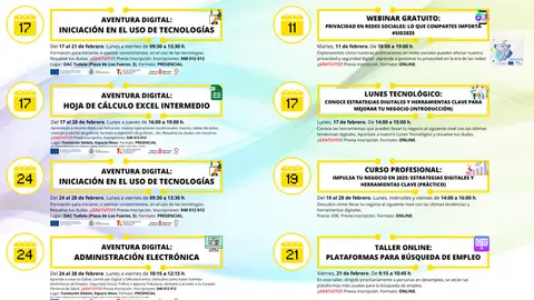 Actividades Febrero 2025 de Fundaci&oacute;n D&eacute;dalo