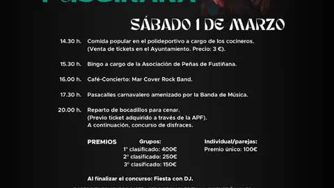 Carnaval 2025 en Fusti&ntilde;ana