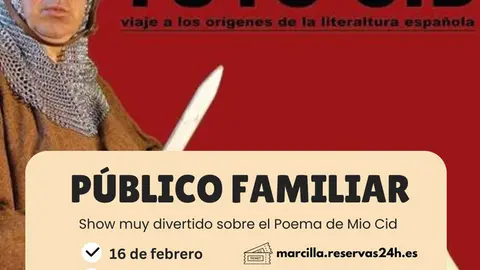Teatro en Marcilla &lsquo;Tuyo Cid&rsquo; de Malaje S&oacute;lo
