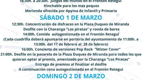 Carnaval 2025 en Cortes