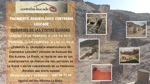 Visitas guiadas en Aguilar del R&iacute;o Alhama al Yacimiento Arqueol&oacute;gico de Contrebia Leucade