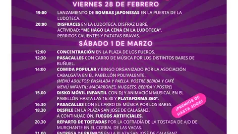 Carnaval 2025 en Bu&ntilde;uel