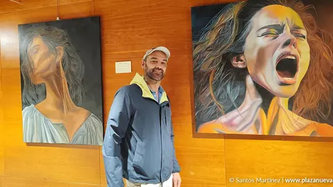 Ricardo Pardo expone en Murchante una colecci&oacute;n de pinturas que reflejan la profundidad de las emociones humanas