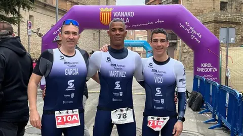 Jos&eacute; Luis Garc&iacute;a, Nathanael Mart&iacute;nez y Jos&eacute; Vico