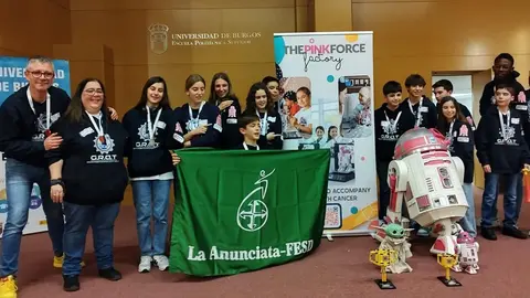 El equipo de rob&oacute;tica GRAT Anunciata triunfa en Burgos con un innovador proyecto sobre fondos marinos