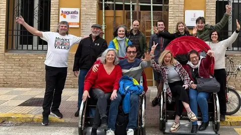 Representantes de la Ribera participaron en el 5&ordm; Encuentro Estatal de &lsquo;En bici sin edad&rsquo; en Valencia