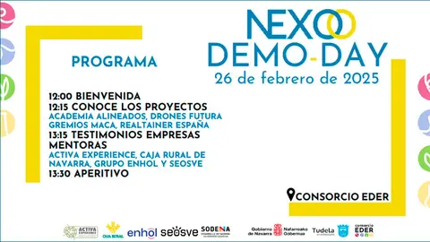 Presentaci&oacute;n en Tudela del III Nexo Demo Day