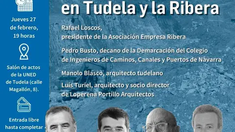 Conferencia en Tudela &lsquo;El futuro del Tren de Alta Velocidad en Tudela y la Ribera&rsquo;