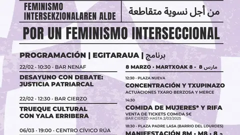 D&iacute;a Internacional de la Mujer 8M 2025 en Tudela Actividades de la Plataforma 8M de Tudela
