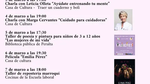 D&iacute;a Internacional de la Mujer 8M 2025 en Peralta