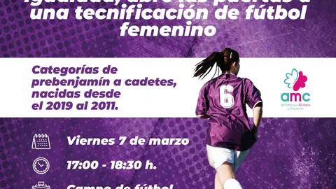 Jornadas 8M en Castej&oacute;n &lsquo;Tecnificaci&oacute;n de F&uacute;tbol Femenino&rsquo;