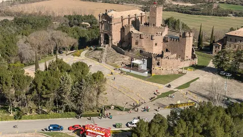 Vista del castillo de Javier