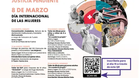 D&iacute;a Internacional de la Mujer 8M 2025 en Tudela