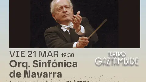 Concierto en Tudela &lsquo;Luces y sombras&rsquo; de la Orquesta Sinf&oacute;nica de Navarra