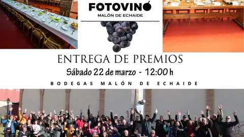 Entrega de premios en Cascante del XI Concurso Fotogr&aacute;fico &lsquo;Fotovino Mal&oacute;n de Echaide&rsquo;