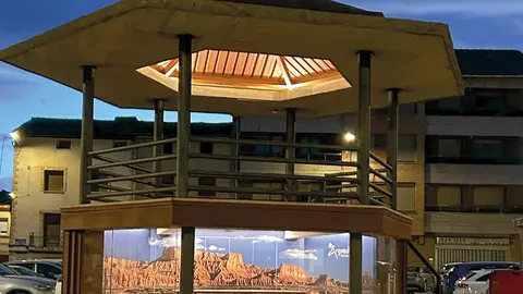 El Ayuntamiento de Arguedas ha renovado el kiosko de la plaza General Clemente