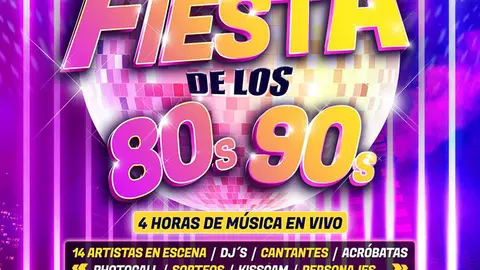 Espect&aacute;culo en Ribaforada &lsquo;Gran Fiesta de los 80 y 90&rsquo;