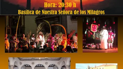 Concierto en &Aacute;greda de Semana Santa con escenas de la Pasi&oacute;n del Se&ntilde;or