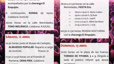 Fiestas&nbsp;en Castej&oacute;n de la Juventud 2025