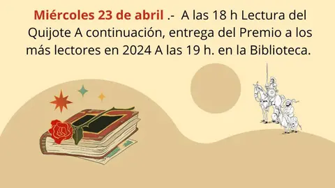D&iacute;a del Libro 2025 en Marcilla
