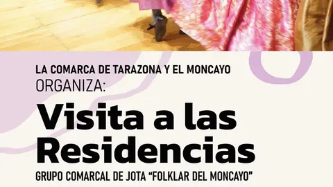 Visita del Grupo Comarcal de Jota &lsquo;Folklar del Moncayo&rsquo; a las residencias de Tarazona y El Moncayo