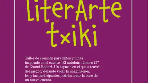 Taller infantil de creaci&oacute;n en Tudela &lsquo;El autob&uacute;s n&uacute;mero 75&rsquo;