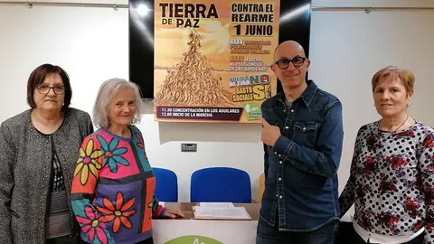 Bego&ntilde;a Aguirre, Milagros Rubio, Eduardo Navascu&eacute;s y Ana Mar&iacute;a Ruiz