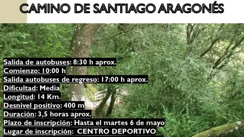 Senderismo de la Mancomunidad Deportiva Sur a Monreal Tiebas
