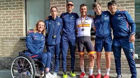 Con el oro de Santas, la Selecci&oacute;n Espa&ntilde;ola de Ciclismo Paral&iacute;mpico ha alcanzado ya tres medallas en esta primera cita internacional de la temporada
