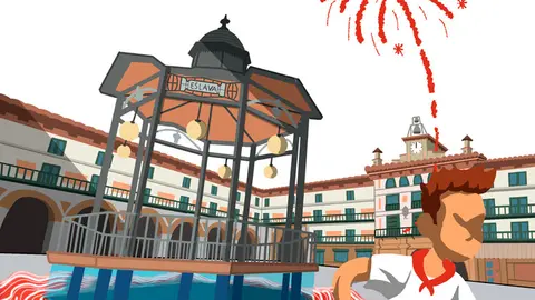 &lsquo;Faja Revuelta&rsquo; de Adri&aacute;n P&eacute;rez ha sido elegido cartel de las Fiestas de Santa Ana 2025 en Tudela