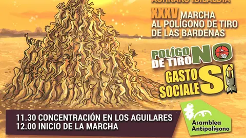 XXXV Marcha por el Desmantelamiento del Pol&iacute;gono de Tiro de las Bardenas