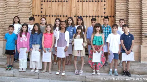 Veinte ni&ntilde;os y ni&ntilde;as celebraron su primera comuni&oacute;n en Murchante
