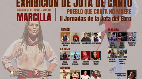 II Jornadas de la Jota del Ebro &lsquo;Pueblo que canta no muere&rsquo; en Marcilla 2025