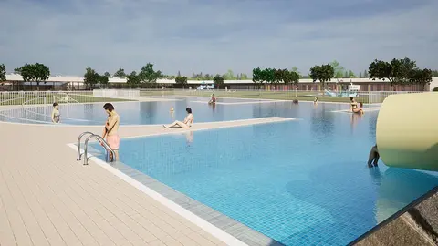 Tudela avanza hacia unas piscinas municipales modernas y accesibles en la avenida Narangel 5
