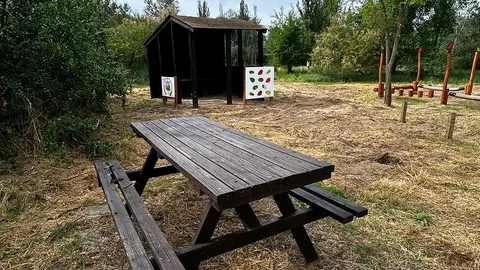 Nueva &aacute;rea de descanso en el Soto de Arguedas dedicada al arroz como parte del Corredor Verde