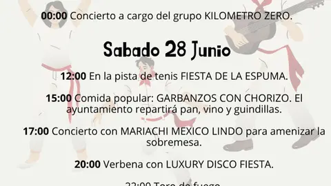 Programa de las Fiestas&nbsp;de la Juventud de C&aacute;rcar 2025