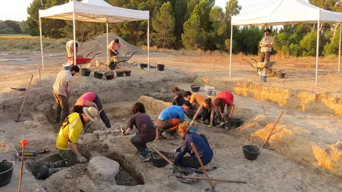 Excavaci&oacute;n arqueol&oacute;gica en el Convento de Mall&eacute;n