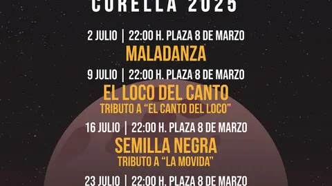 M&uacute;sica en la Noche en Corella 2025