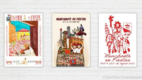 Carteles finalistas de las fiestas de Murchante 2025