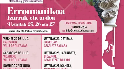 Concierto en Valle de Guesalaz &lsquo;Rom&aacute;nico, m&uacute;sica estrellas y vino&rsquo;