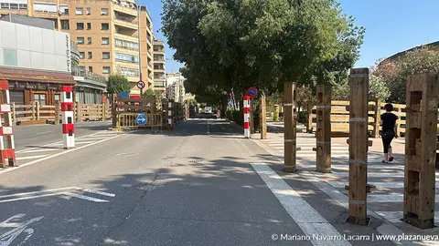 Montado el Vallado del Encierro