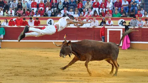 Suelta de vaquillas en Tudela d&iacute;a 29 2025 13