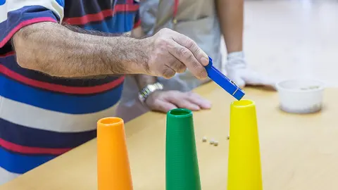 Sesi&oacute;n de Terapia Ocupacional en la Unidad de Tudela