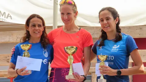 Ganadoras senior femenino general del 29&ordm; Cross Virgen de la Asunci&oacute;n de Murchante