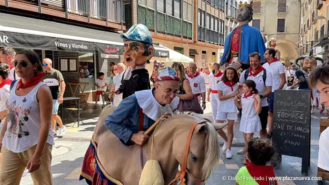 Juan Sainz participa cada a&ntilde;o en las fiestas de Tudelana en honor a Santa Ana