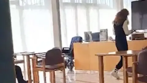 Fotograma emitido en el programa de Antena 3 &lsquo;Y ahora Sonsoles&rsquo;