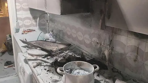 La Polic&iacute;a Local de Tudela intervino en un incendio en la cocina de una vivienda en Avenida del Barrio