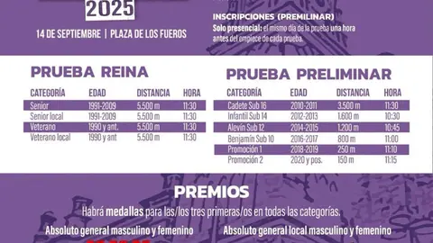 XLV Carrera Pedestre Ciudad de Corella 2025